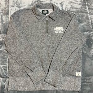 Roots quarter zip | Grey